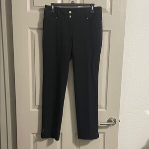White House Black Market Charcoal Trousers